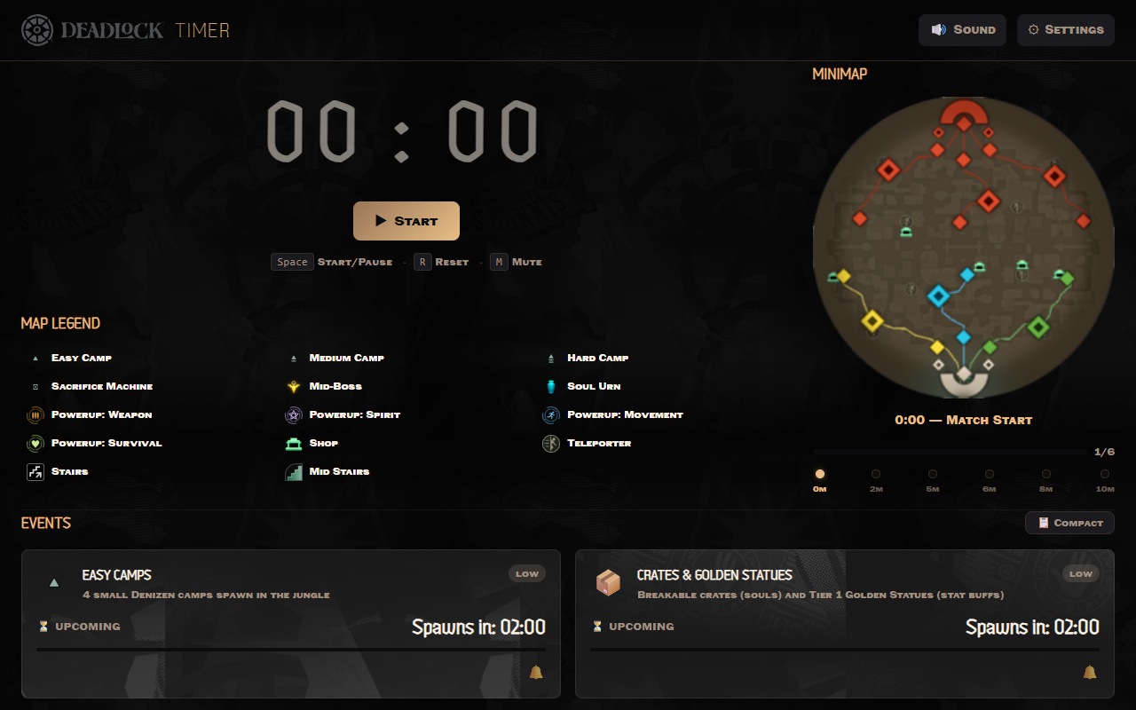 Deadlock Timer screenshot