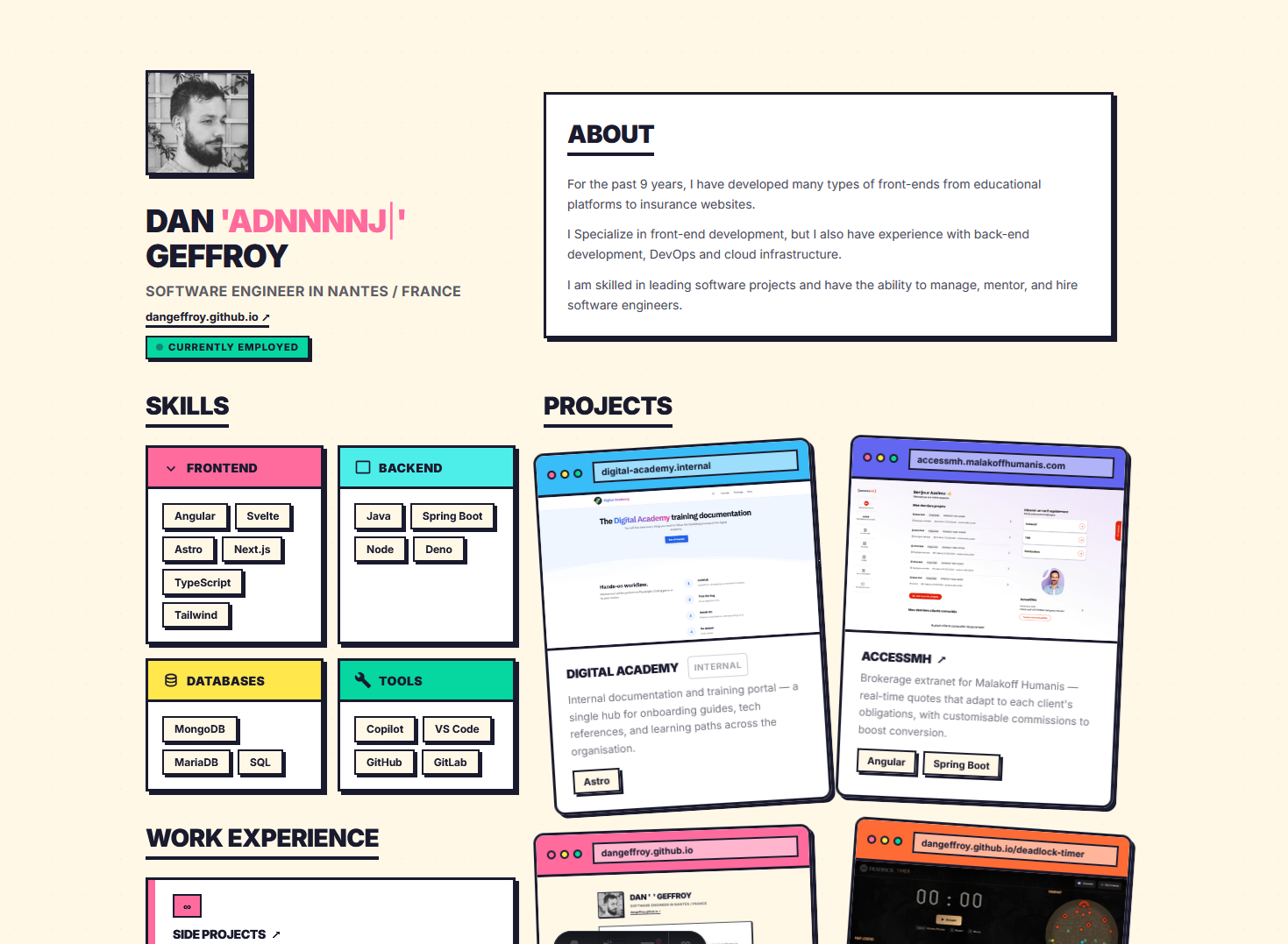 Portfolio v2 screenshot